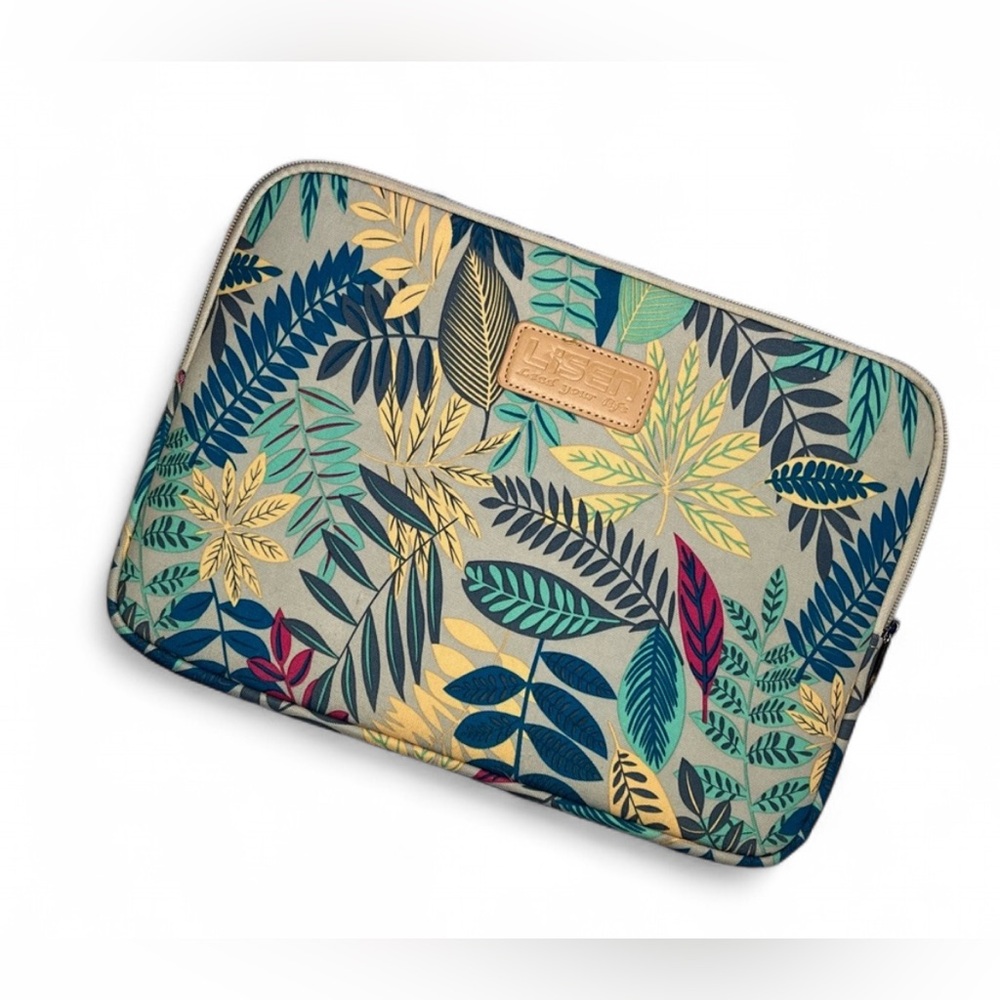 ✨🎉 LISEN - Lead Your Life - 13-inch Sleeve Leaf Pattern Laptop Bag - Case Cover